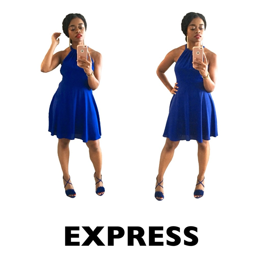 💥4/$25💥EXPRESS Fit & Flare Mini Dress Size 2